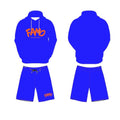 Blue/Orange Fleece Set
